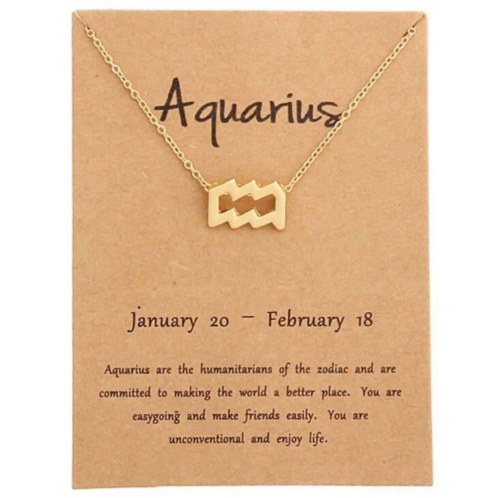 Minimalist Zodiac Sign Minimalist Charm Necklace - Picture 13 of 16